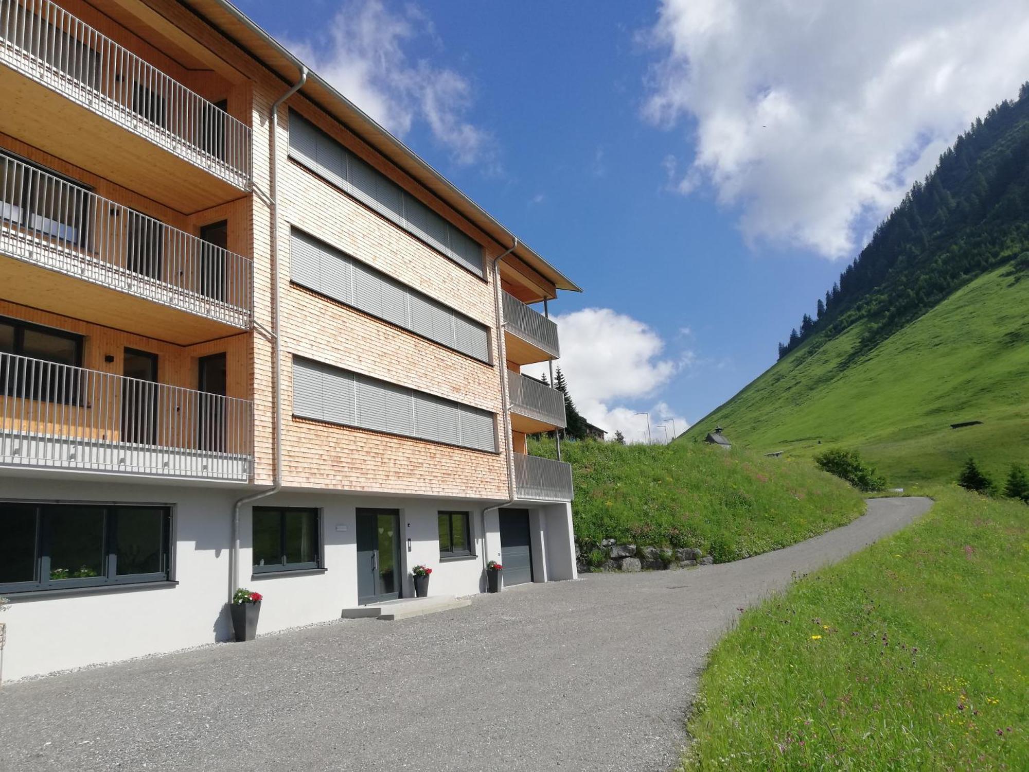 Apartamento Alpenpanorama Konzett Faschina Exterior foto